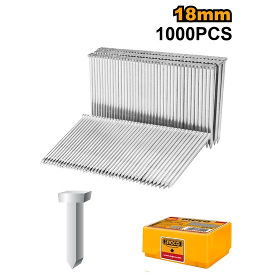 INGCO Concrete Nail Ga18 6.4x2.2x18mm 1000pcs