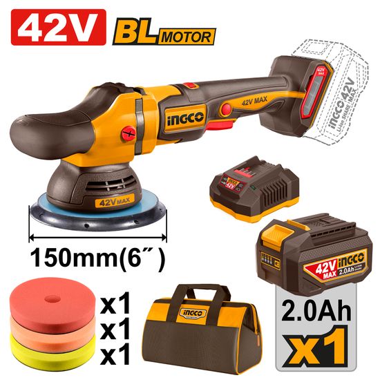 42v Ps+ C/l B/l Polisher 150mm + Assy Kit