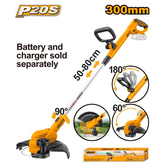 20v Ps+ C/l Grass Trimmer 8200/min Adj