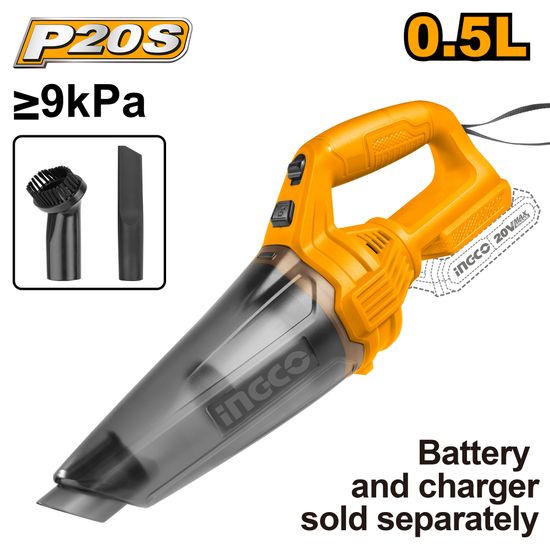20v Ps+ C/l Hand Held Vacuum 0.5l
