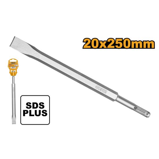 INGCO Chisel Sds+ 14x250x20mm Flt
