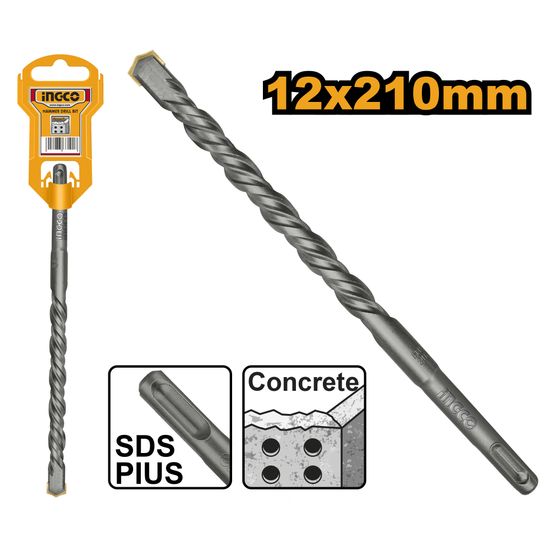 INGCO Drill Bit Sds+ Hammer 12x210mm