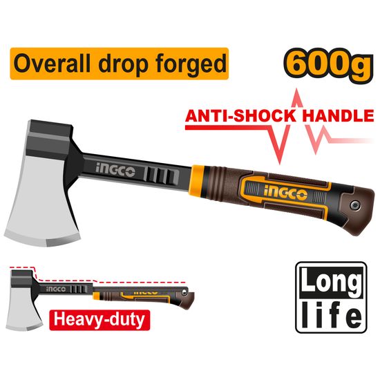 Axe Anti Shock Handle Df 600g