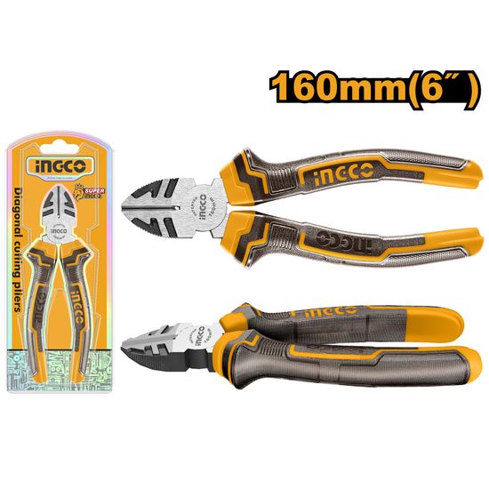INGCO Plier Diagonal 160mm Polished