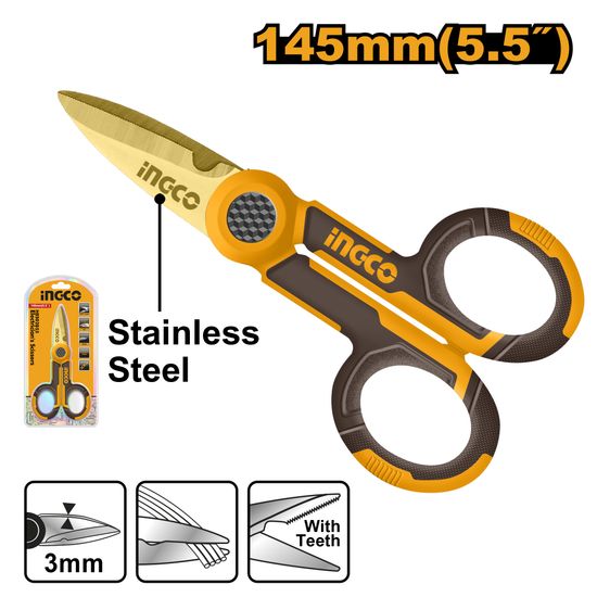 INGCO Scissor Electricians 145mm