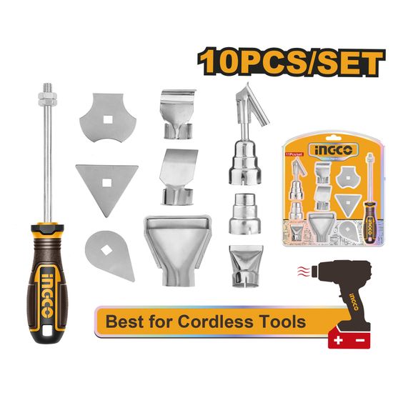 INGCO Heat Gun Acc 10pcs