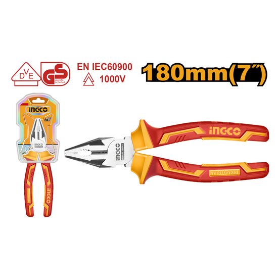 INGCO Plier Vde 1000v 180mm Combination