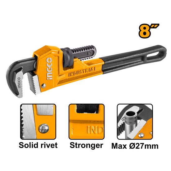 INGCO Pipe Wrench 200mm