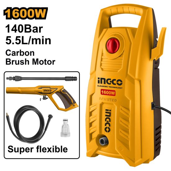 INGCO High Pressure Washer 140bar 1600w