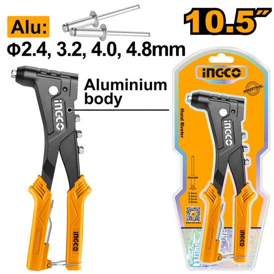 INGCO Riveter Hand 270mm Alum Body