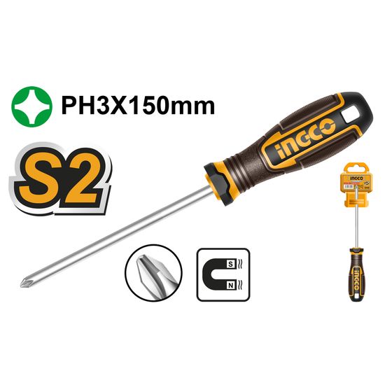 INGCO S/driver S2 Ph3x150mm