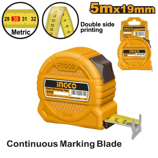 INGCO Tape Measure Abs 5m X 19mm