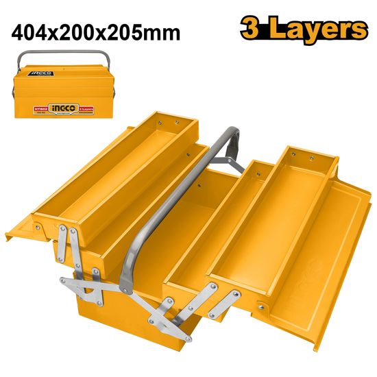 INGCO Tool Box 5 Tray 400x200x195mm
