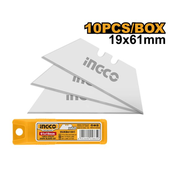 INGCO Blade Set 61x19mm 10pc