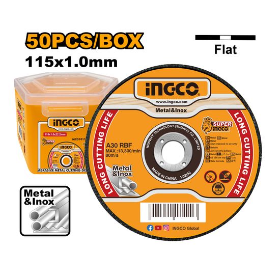 INGCO Disc Cut Steel 115 50pc
