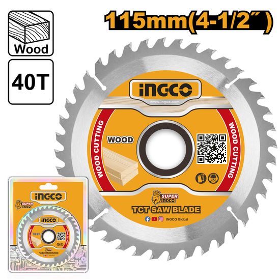INGCO Blade Tct Wood 115x40t 22.2/16