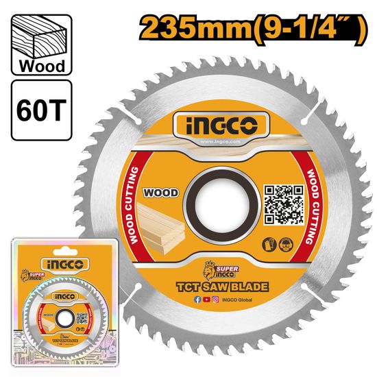 INGCO Blade Tct Wood 235x60t