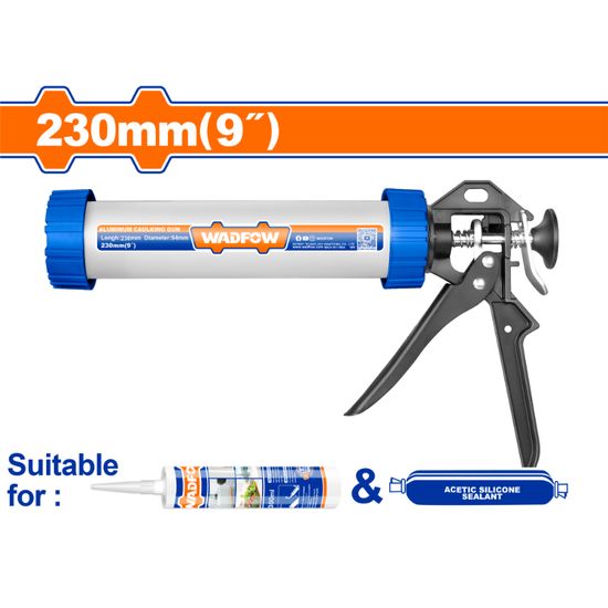 WADFOW Caulking Gun Aluminum 230mm