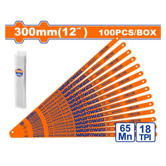 Blade Hack Saw 65mn 300mm 100pcs