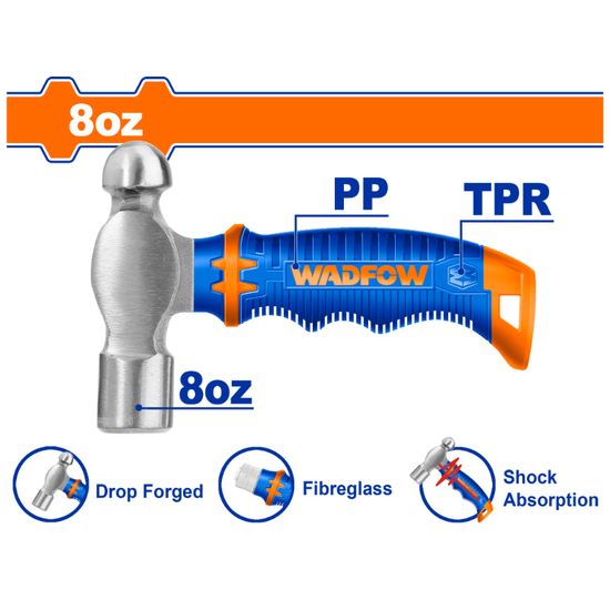 WADFOW Hammer Bp D/f 45cb F/g Hndl 220g