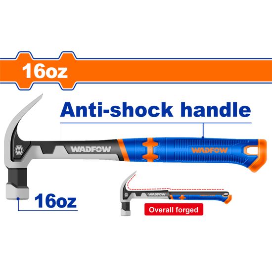 WADFOW Hammer Claw A/steel Drop Forged 450g