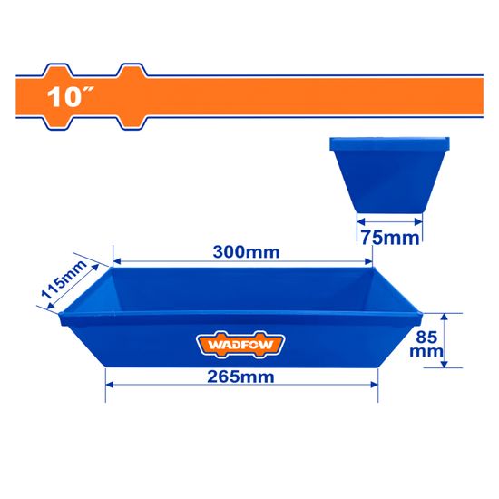 WADFOW Plastic Mud Pan 250mm