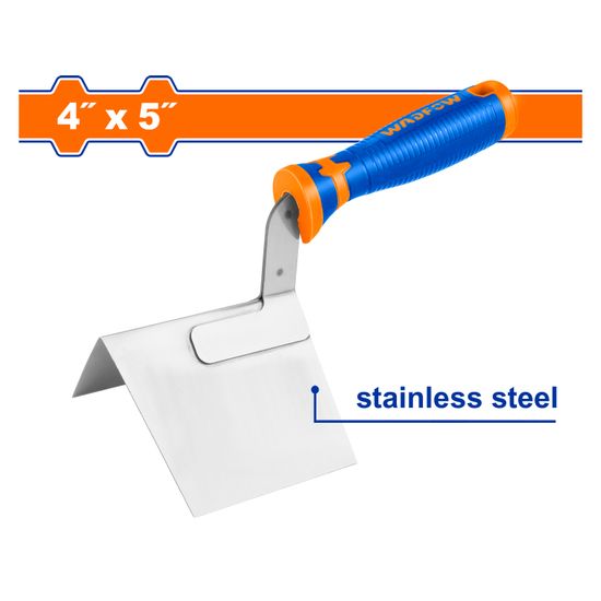 WADFOW Trowel O/s Corner Ss 4x5inch