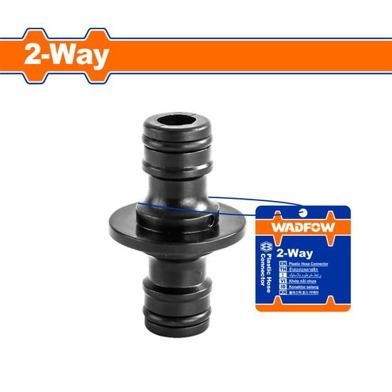 WADFOW Hose Connector Plastic Snap In 2 Way