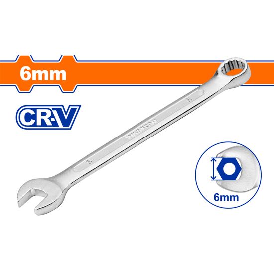 Spanner Combination Cr-v 6mm
