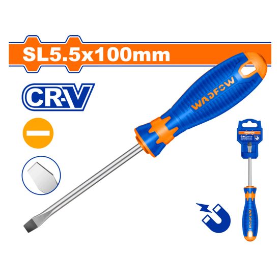 WADFOW Screw Driver Slot Mag Bt Cr-v 5.5x100mm