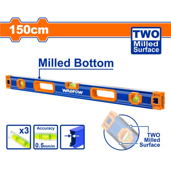 WADFOW Level Spirit V Shape 150cm