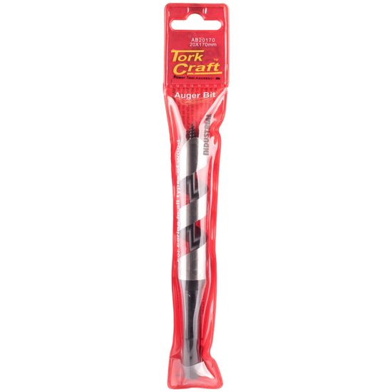 TORK CRAFT Auger Bit 20 X 170mm Pouched