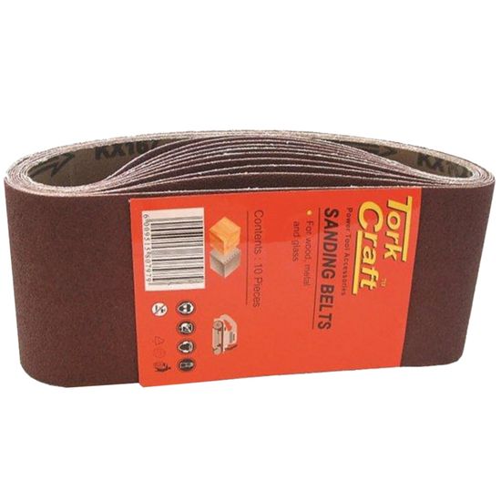 TORK CRAFT Sanding Belt 65 X 410mm 60 Grit 10/pack