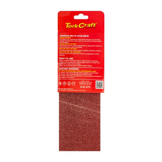 TORK CRAFT Sanding Belt 100 X 560mm 40grit 2/pack