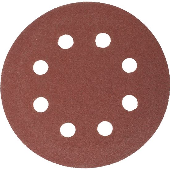 TORK CRAFT Sanding Disc 115mm 120 Grit With Holes 10/pk Hook And Loop