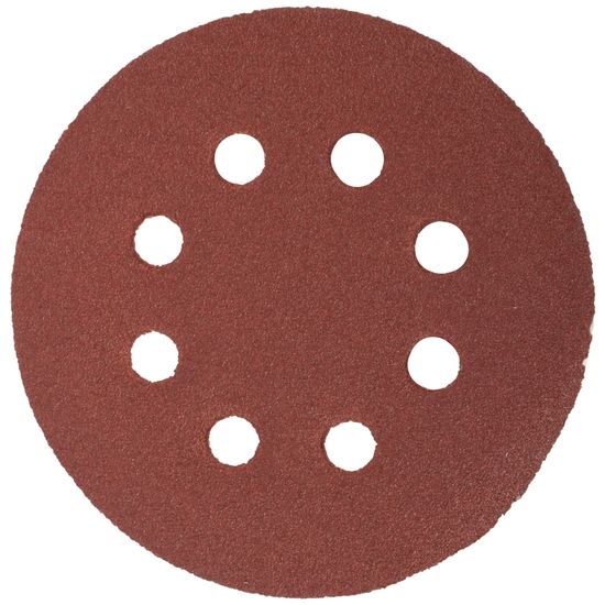 TORK CRAFT Sanding Disc 125mm 60 Grit With Holes 10/pk Hook And Loop
