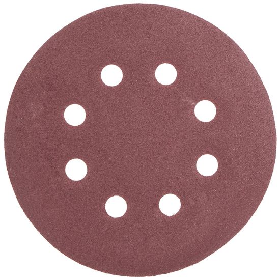 TORK CRAFT Sanding Disc 125mm 180 Grit With Holes 10/pk Hook And Loop