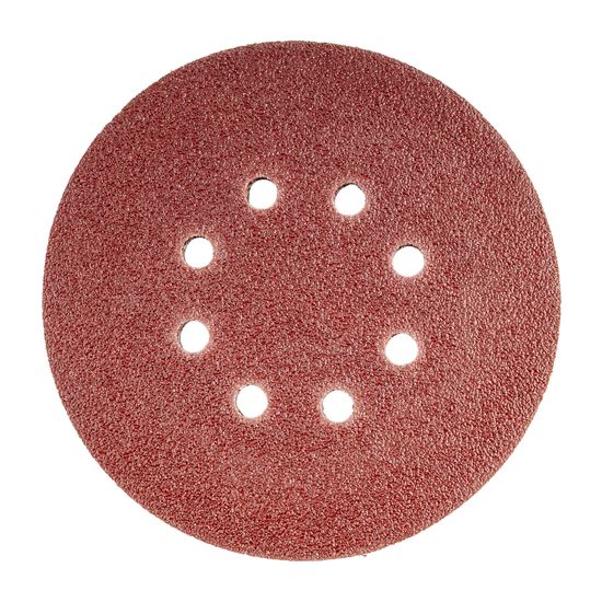 TORK CRAFT Sanding Disc 150mm 40 Grit With Holes 10/pk Hook And Loop