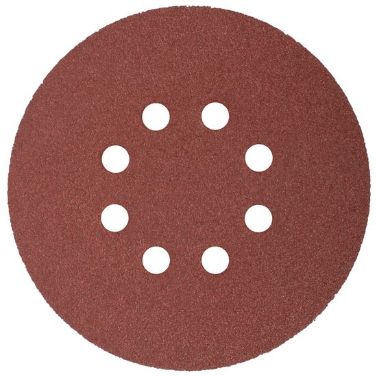 TORK CRAFT Sanding Disc 150mm 60 Grit With Holes 10/pk Hook And Loop