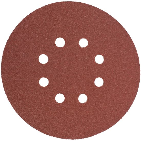 TORK CRAFT Sanding Disc 150mm 80 Grit With Holes 10/pk Hook And Loop