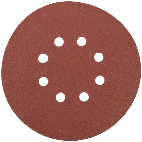 TORK CRAFT Sanding Disc 150mm 120 Grit With Holes 10/pk Hook And Loop
