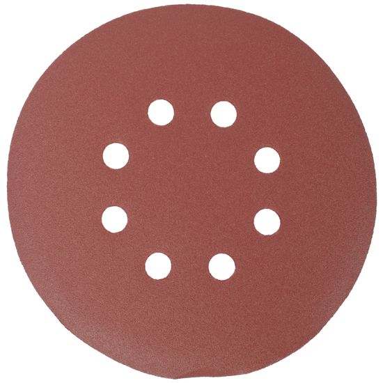 TORK CRAFT Sanding Disc 150mm 180 Grit With Holes 10/pk Hook And Loop