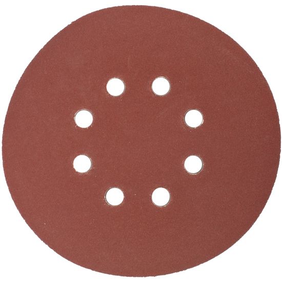 TORK CRAFT Sanding Disc 150mm 240 Grit With Holes 10/pk Hook And Loop