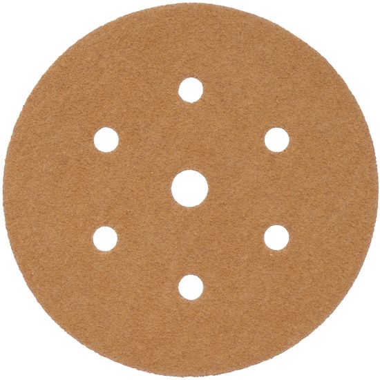 TORK CRAFT Gold Disc (50 Pieces) 40 Grit 150mm X 6+1 Holes Hook And Loop