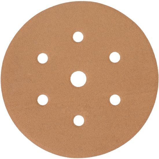 TORK CRAFT Gold Disc (50 Pieces) 180 Grit 150mm X 6+1 Holes Hook And Loop