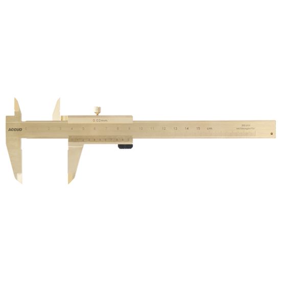 ACCUD Vernier Caliper 150mm 0.05mm Acc. 0.05 Grad Copper Non-magnetic