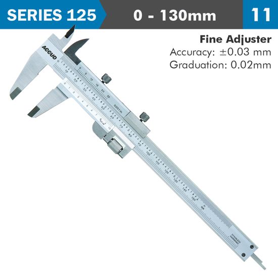 ACCUD Vernier Caliper 0-130mm