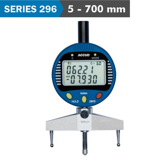 ACCUD Dig. Radius Gauge R5-700mm 0.01mm Rad.