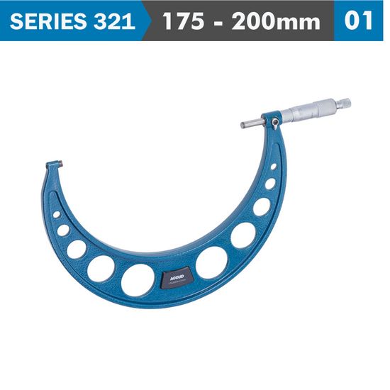 ACCUD Outside Micrometer 175-200mm 0.007mm Acc. 0.01mm Grad.