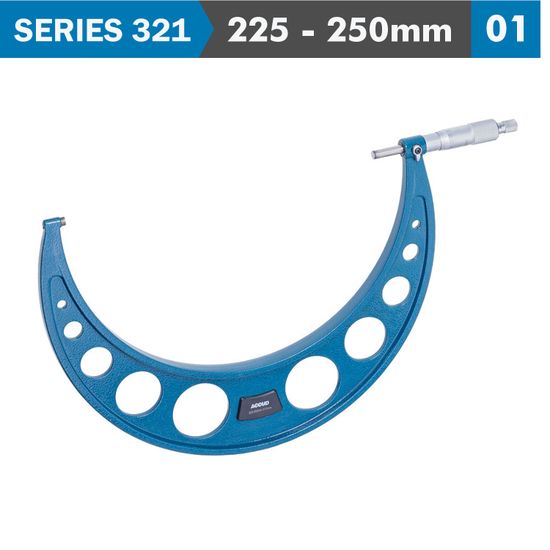 ACCUD Outside Micrometer 225-250mm 0.008mm Acc. 0.01mm Grad.